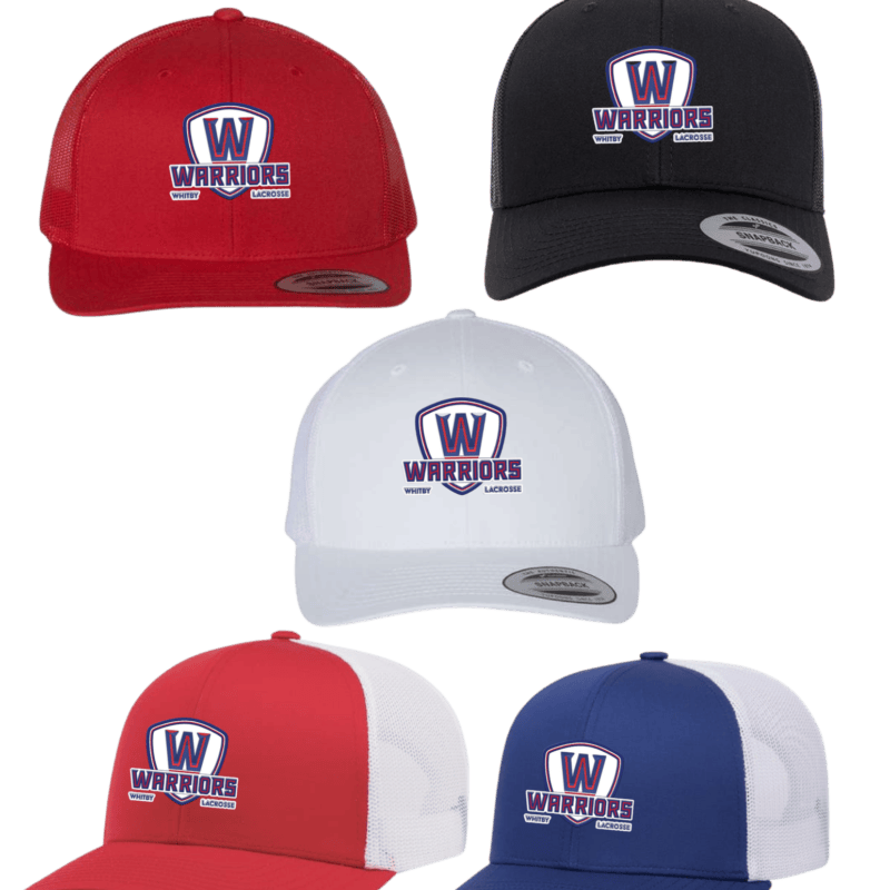 Warriors Meshback Trucker Snapback Hat with Custom Flexstyle Logo