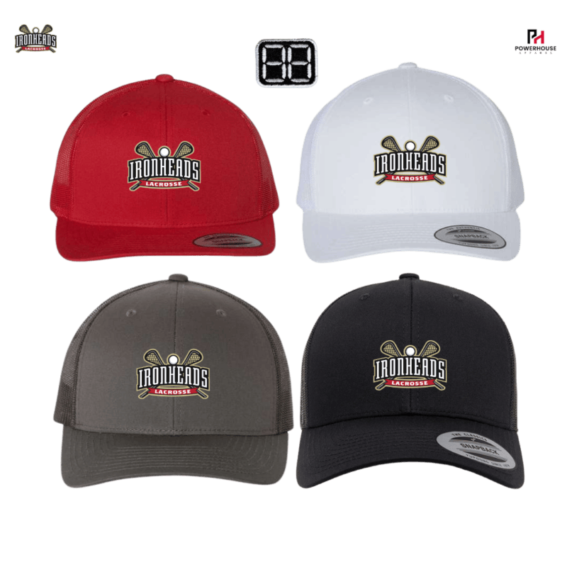 PICKERING IRONHEADS Meshback Trucker Snapback Hat