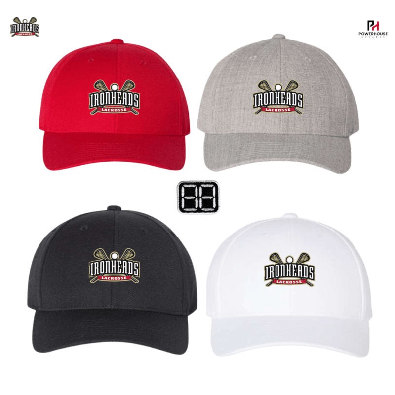 PICKERING IRONHEADS Curved Visor Snapback Hat