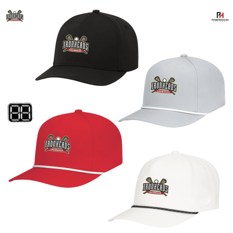 PICKERING IRONHEADS Weekender Snapback Hat with Custom Flexstyle Logo