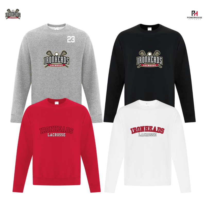 PICKERING IRONHEADS Adult Generic Brand Crewneck Sweatshirt