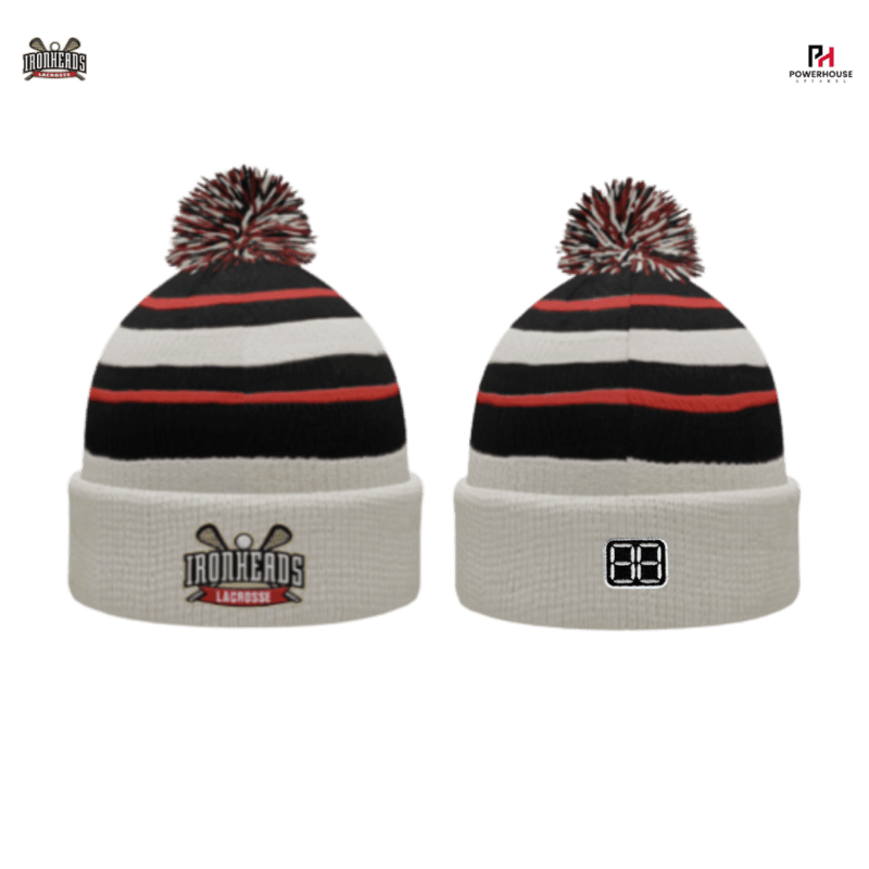 PICKERING IRONHEADS Custom Pom Pom Beanie Toque
