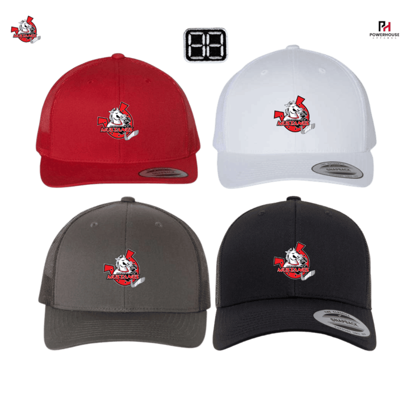 MUSTANGS Meshback Trucker Snapback Hat