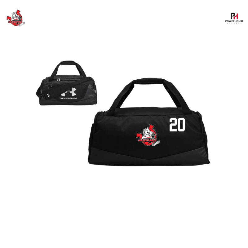 MUSTANGS Large Duffle Bag With Custom Number