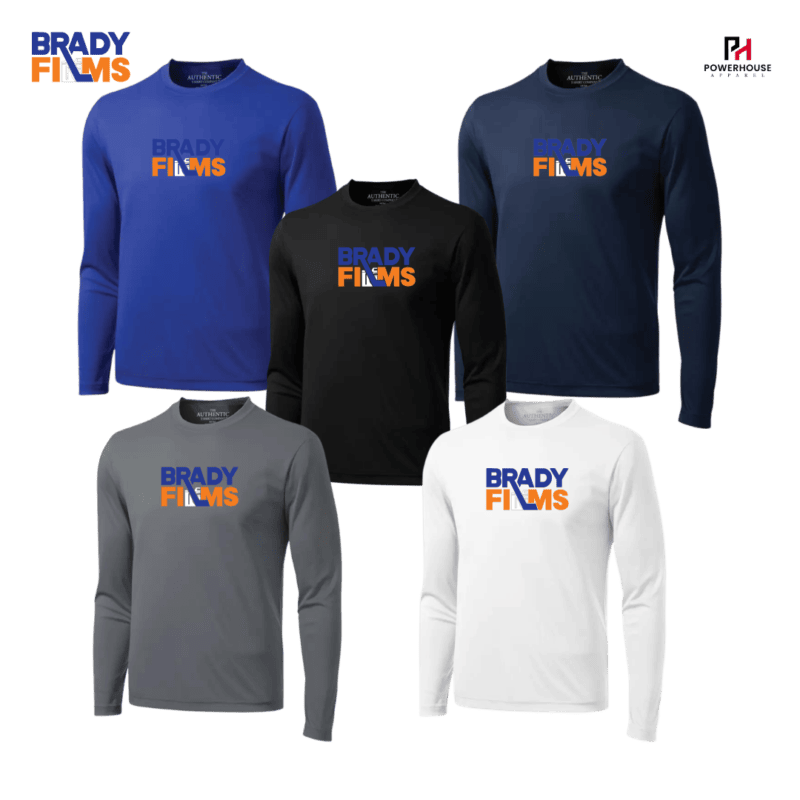 Brady Films Youth Generic Brand Long Sleeved Athletic T-Shirt